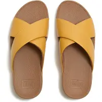 Original Brands Lulu cross slide sandals leather