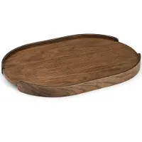 Cooee Design Woody dienblad Donkergebeitst eiken, 28×40 cm