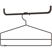 String Kledinghangers Pak Van 4 Donkerbruin - Haken en hangers Metaal Dark Brown - SCH-17-4
