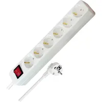 Brennenstuhl 1550620416, 1,4 meter, wit, wit, 230 V