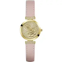 GUESS Analoog horloge 'ARRAY' rose-goud