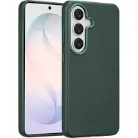 Accezz MagSafe Leather Backcover voor de Samsung Galaxy S26 - Cedar Green