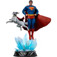 Iron Studios Superman Legacy Art Scale Statue 1/10: Superman & Krypto, 32 cm