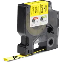 Dymo 18056 (S0718310) Tape Zwart op geel (12 mm)