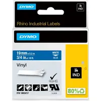 Dymo 1805417 Tape Wit op blauw (19 mm)