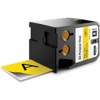 Dymo Tape 1868775 Zwart op geel