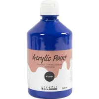 Packlinq Acrylverf Glossy, blauw, 500 ml/ 1 fles