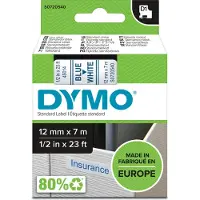 Dymo Tape 45014 (S0720540) Blauw op wit (12 mm)