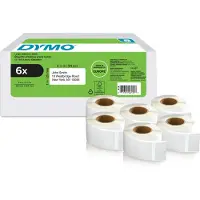 Dymo 2177564 duurzame smalle adresetiketten 6 rollen 1976411 (origineel)
