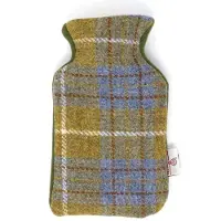 Caroline wolfe murray Kruik Mosterd Blauw - 500 ml - Harris tweed - Handgemaakt in Schotland - Caroline Wolfe