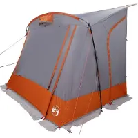 vidaXL Achterkleptent -persoons 285 x 255 x 245 cm Grijs en Oranje