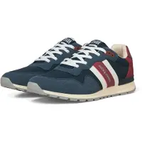 Jack & Jones Sneakers laag 'JFWStellar' donkerblauw / karmijnrood / wit
