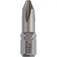 Bosch 2607001512 2607001512 Kruis-bit Aandrijving: 1/4 (6,3 mm) Uitvoering: Kruiskop Phillips PH 2 25 mm