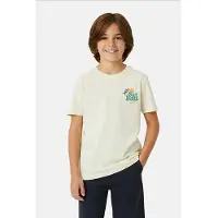 Cars T-shirt met backprint beige Jongens Katoen Ronde hals Backprint - maat 116