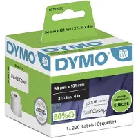 Dymo LabelWriter Grandes Étiquettes 54 x 101 mm 220 Pièces
