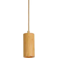 Good&Mojo Hanglamp Java, hout licht, Hal, Bamboe, Scandinavisch, hanglamp