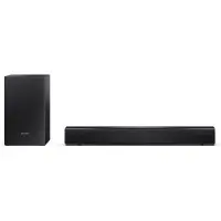 Sharp HT-SBW121 - Geluidssysteem - voor TV - 2.1-kanaals - draadloos - Bluetooth - matzwart (kleur van de speakerbehuizing: matzwart)