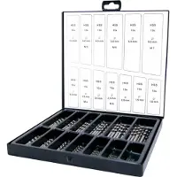 RUKO A214195 HSS Metaal-spiraalboorset Geslepen DIN 338 1 set(s)