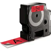 Dymo Tape 53717 (S0720970) Zwart op rood (24 mm)