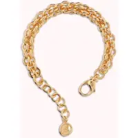 Bronzallure Polished Chain Bracelet WSBZ02520Y.YG Brons 18