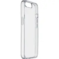 Cellularline Clear Duo Hoesje - Geschikt voor iPhone 16 E - Transparant & Dual Materiaal - Transparant