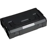 L-BOXX Assortimentskist | B258,5xDxH63 mm | 6 vakken | ondoorschijnend zwart/antraciet | 1 stuk - 6100000323 6100000323