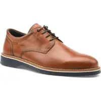 Pikolinos Heren Carlet bruine leren schoenen (41), Leer, Plat, 1 tot 3 cm, Veters, Casual, Feest, Klassiek M6W-4311