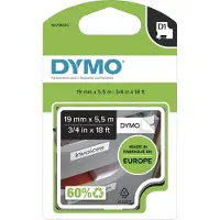Dymo Tape 16960 (S0718070) Zwart op wit (19 mm)