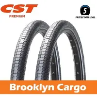CST 2 stuks Brooklyn Cargo band C1996 20 x 2.40 inch - ETRTO 62-406 - Black edition - Zwart