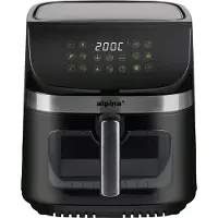Alpina 9L 1800W Airfryer - Extra Grote Capaciteit - Digitale Timer en Temperatuurregeling - Snelle Luchtcirculatie