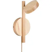 Good&Mojo Wandlamp Okinawa, dimbaar, hout licht, Woon-/ Eetkamer, Hout, Modern, wandlamp