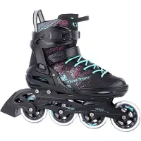 Tempish Wox 2.0 84 Lady Inline Skates Black/turquoise 38