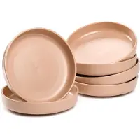 Leonardo Roma bord diep 20cm abrikoos - set/6