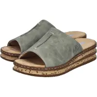 Rieker Dames Pantoletten Slipper 62905-53 Groen