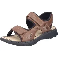 Rieker heren trekking-sandaal 26761-22 sandalen schoenen zomer trekking bruin