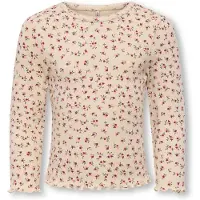 Kids Only KIDS MINI longsleeve gebreid ecru Meisjes Stretchkatoen Ronde hals - maat 122