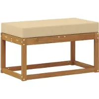 vidaXL Buitenstoel Bank Massief Acacia Hout Naturel