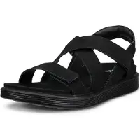Ecco Soft Sandalen zwart Leer - Maat 38