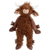 Happy horse Hooglander Koe Cody Knuffel 30cm - Bruin - Baby knuffel
