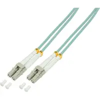 Logilink Professionele FP3LC50, glasvezel patchkabel, LC-Duplex - LC-Duplex, OM3, 50 meter