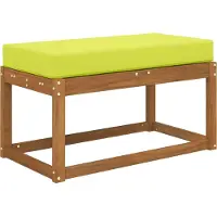 vidaXL Buitenstoel Kussen Groen 80 x 40 x 8 cm 100% Polyester