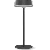 Calex Parma Solar Tafellamp - Zonne-energie en Oplaadbaar - Dimbaar - Binnen en Buiten - Warm Wit Licht - Zwart