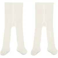 Kipkep Baby Blijf-Maillot 2 paar • 2-6 maanden • bio-katoen - Off White - Voordeelpak