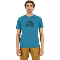 Karpos Outdoors Trees T-shirt Met Korte Mouwen Blauw M Man