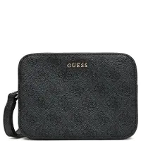 GUESS polstasje Small Necessaire Coal Logo donkergrijs