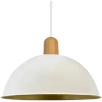 Bamyum Asletl hanglamp, industriële Modern stijl, Ø41 cm, geel metalen lamp