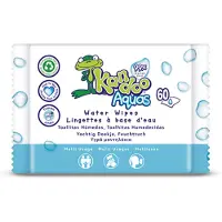 Kandoo 6x Vochtige Toiletdoekjes Aqua 60 stuks