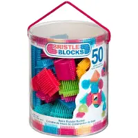 Battat Toys Battat Basic Builder: Emmer met 50-delig bouwspeelset met bouwblokken voor peuters