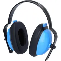 Ks Tools Oorbeschermers met hoofdband, blauw