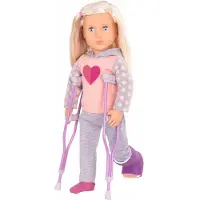 Our Generation Pop - 46 cm - Martha op krukken - - OneSize - Poppen